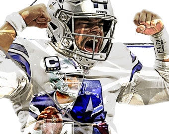 Dak Prescott Poster Etsy