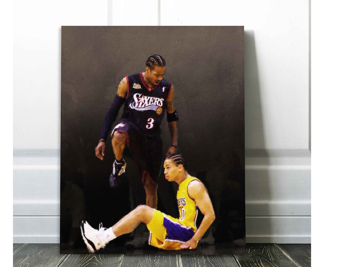 Allen Iverson Canvas Print - Philadelphia 76ers - Wall Art, Sports Art ...