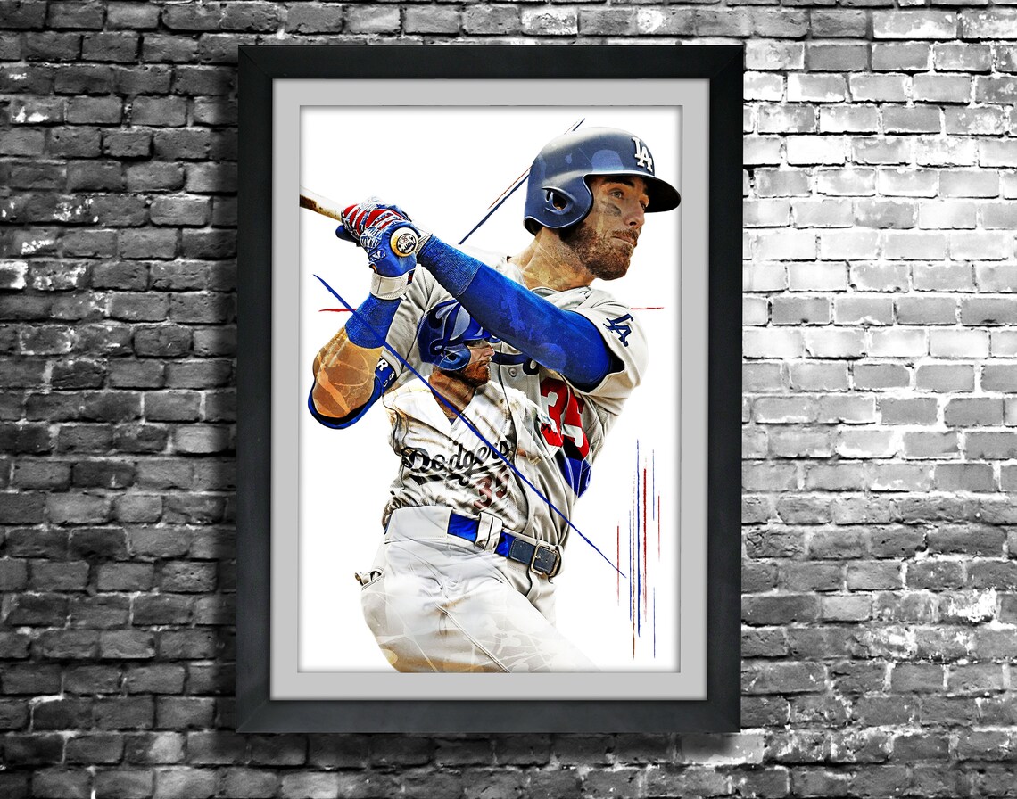 Cody Bellinger Poster Los Angeles Dodgers Canvas Print Etsy