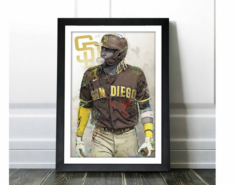 Fernando Tatis Jr Poster San Diego Padres Canvas Print Etsy