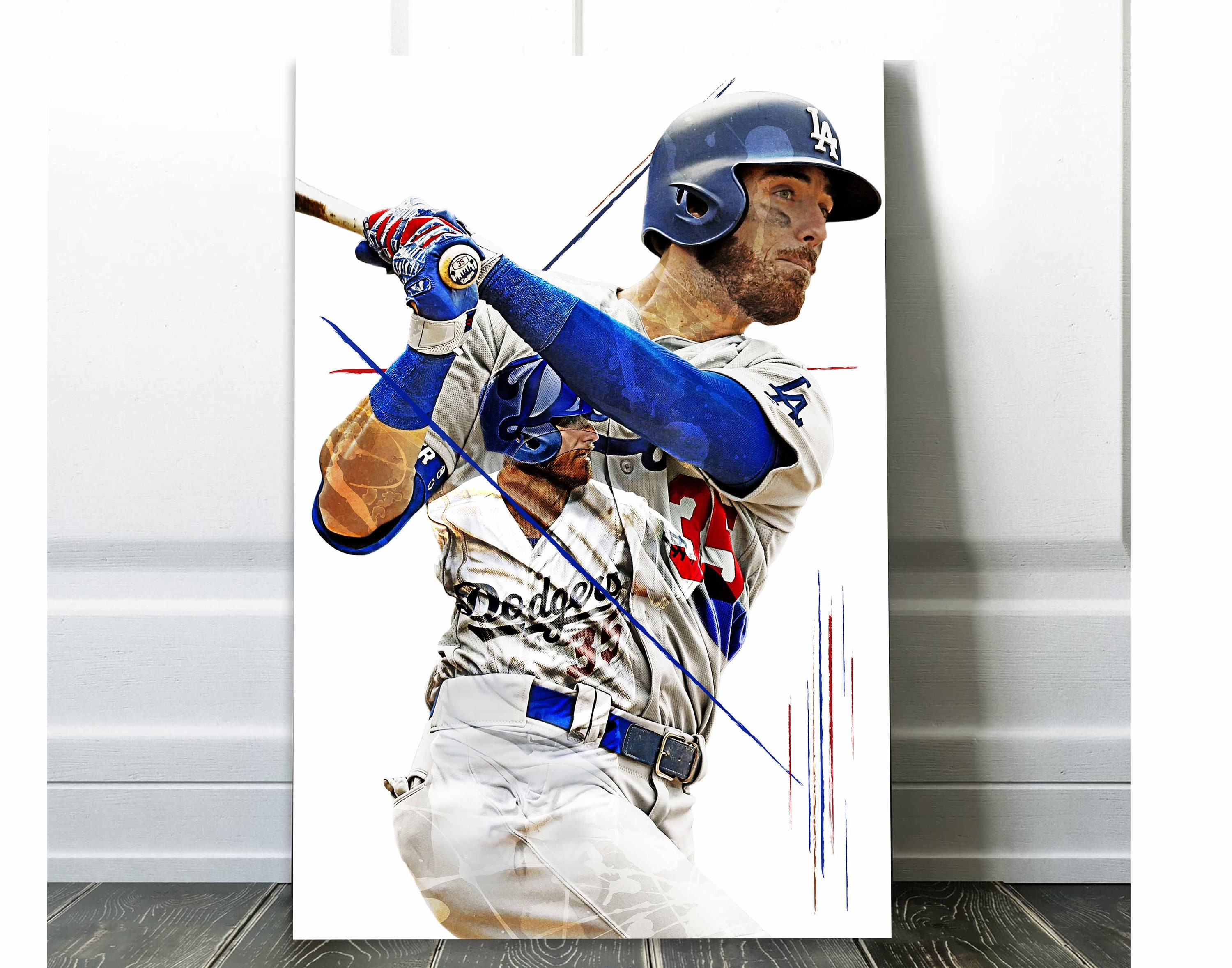 Cody Bellinger Poster Los Angeles Dodgers Canvas Print Etsy
