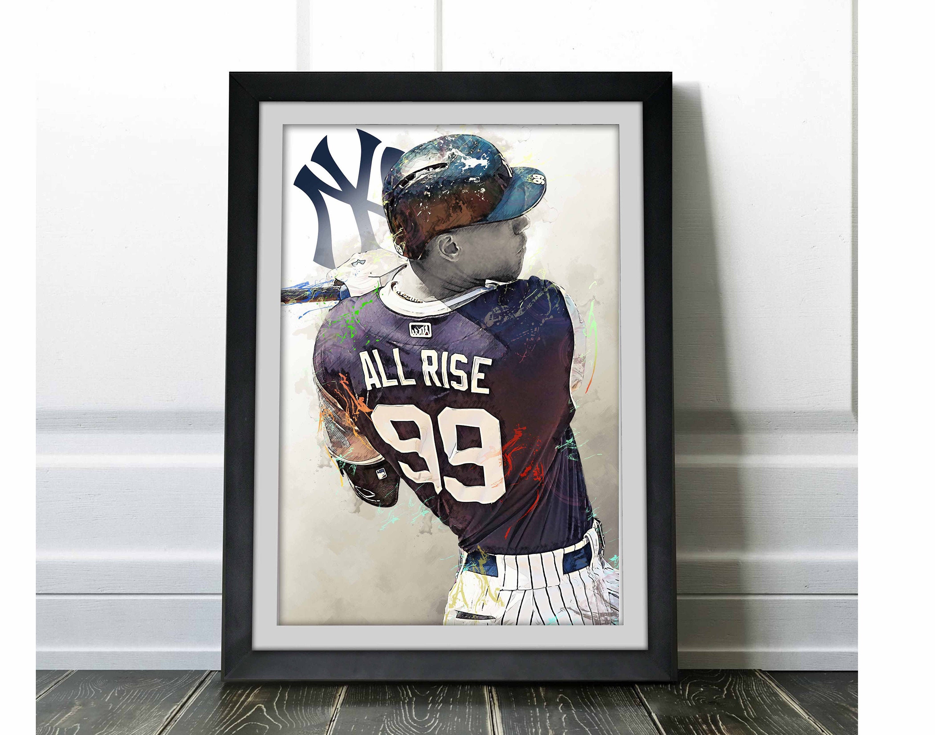 Aaron Judge Poster Artwork - No frame - New York American baseball team  Poster - 16x24 Inch Baseball…See more Aaron Judge Poster Artwork - No frame  