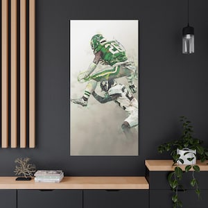 Saquon Barkley Canvas Print - Philadelphia Eagles - Wall Art, Sports Art Print, Kids Decor, Man Cave, Canvas Art, Gift, Football Poster
