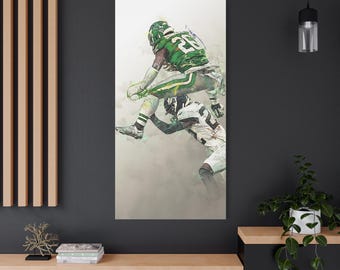 Saquon Barkley Canvas Print - Philadelphia Eagles - Wall Art, Sports Art Print, Kids Decor, Man Cave, Canvas Art, Gift, Football Poster