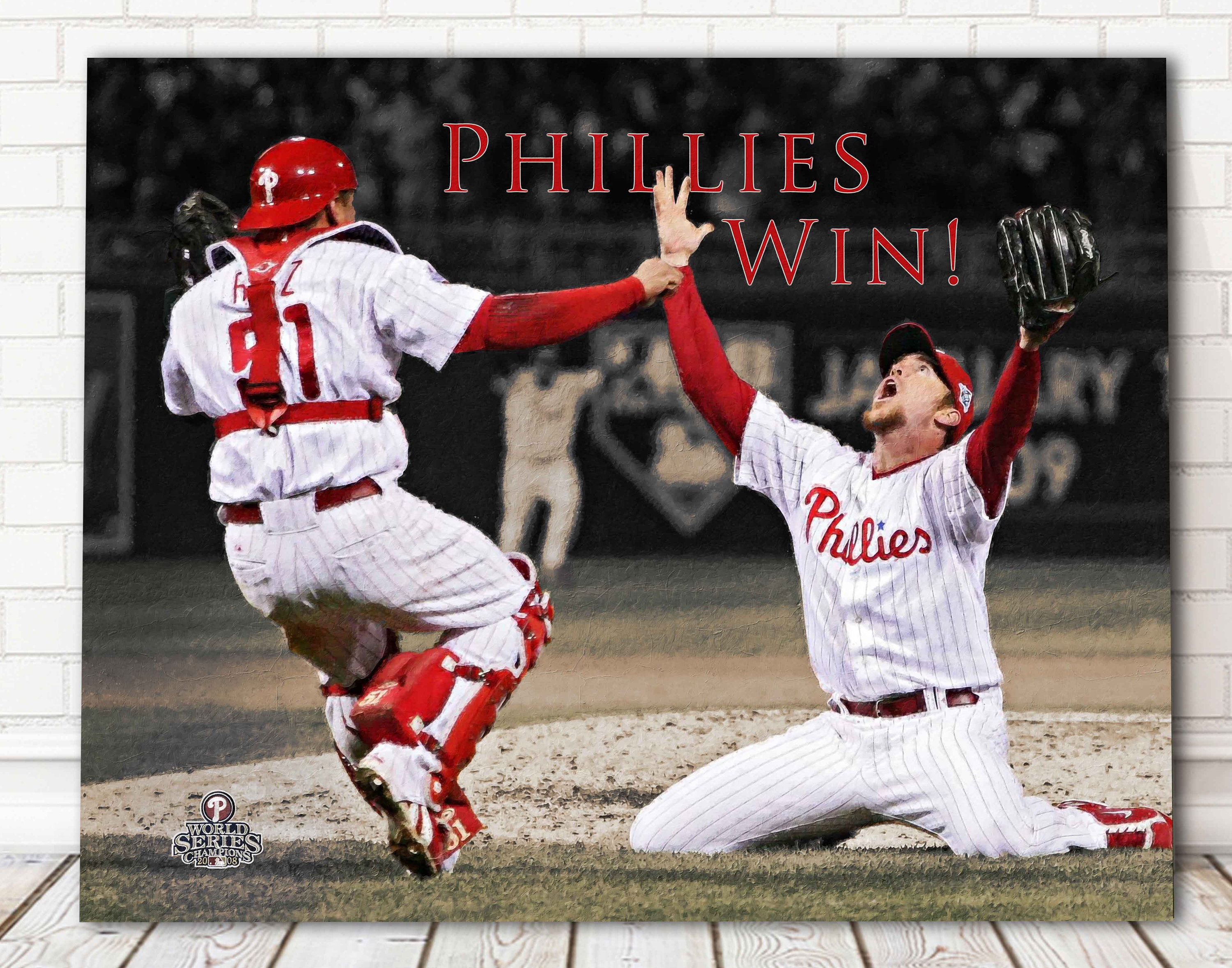 Philadelphia Phillies World Series 2008 Canvas Print Brad 