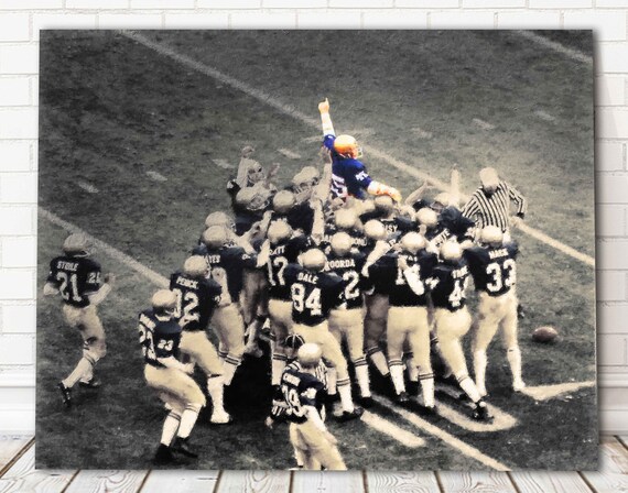 Rudy Ruettiger Carried Off The Field