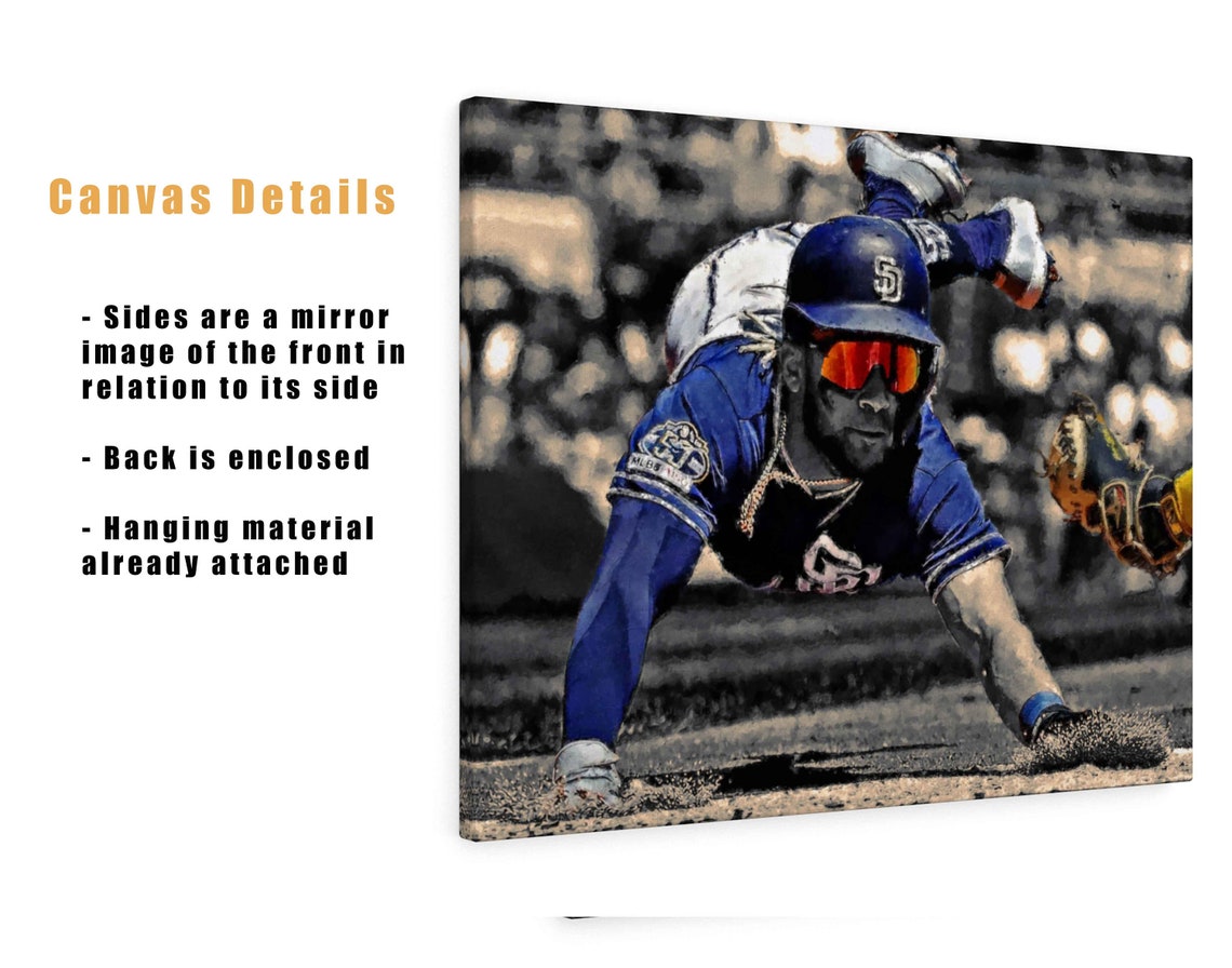 Fernando Tatis Jr Canvas Print San Diego Padres Wall Art Etsy