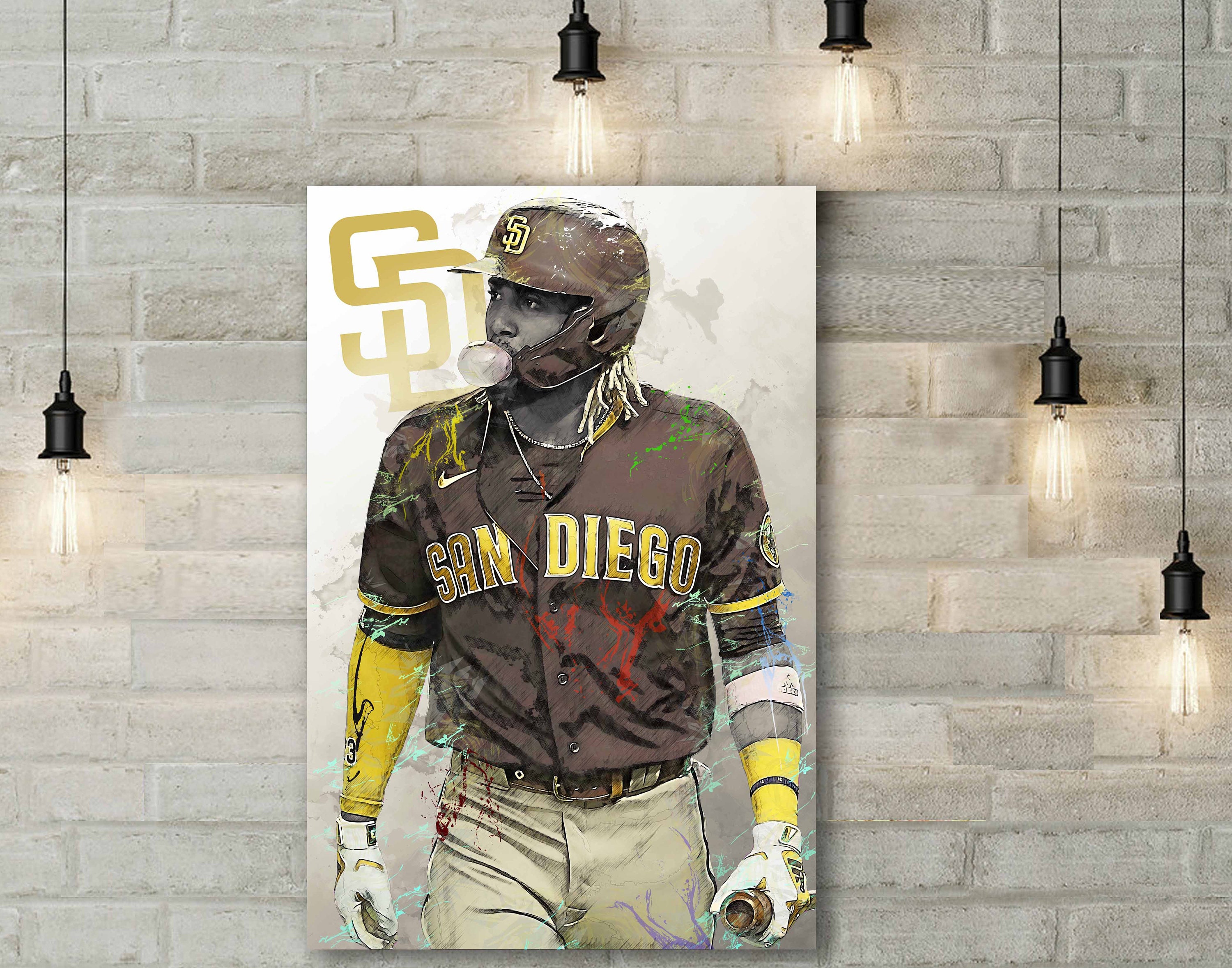 Fernando Tatis Jr. San Diego Baseball  Art Board Print for Sale