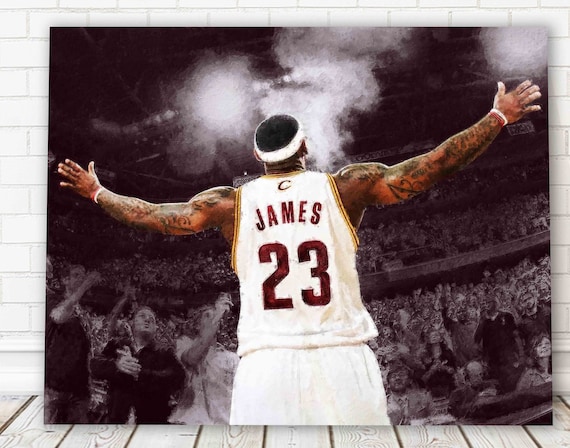 The King James - LeBron James 6 New Jersey Number | Poster