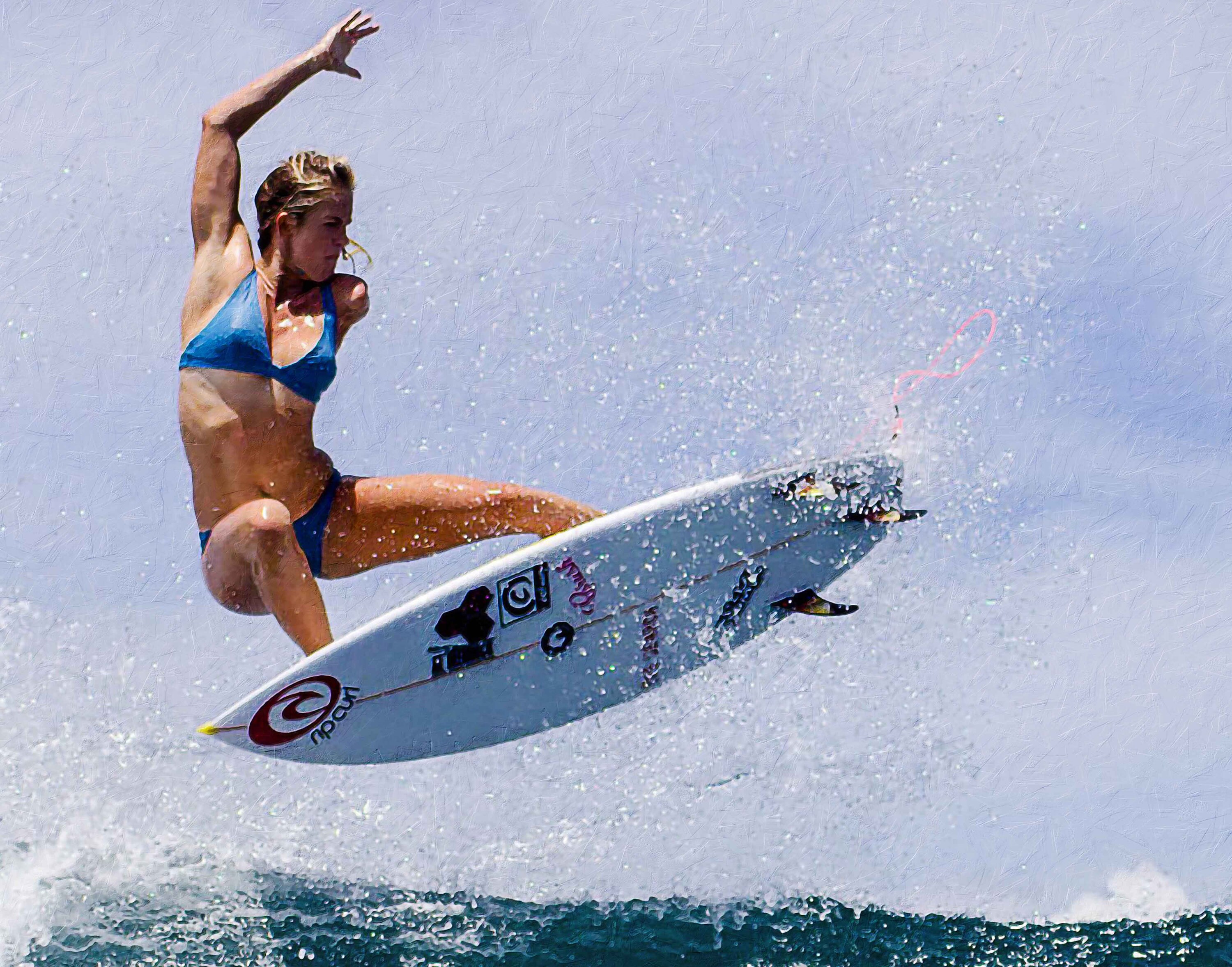 Bethany Hamilton Canvas Print - Surfing - Wall Art, Sports Art