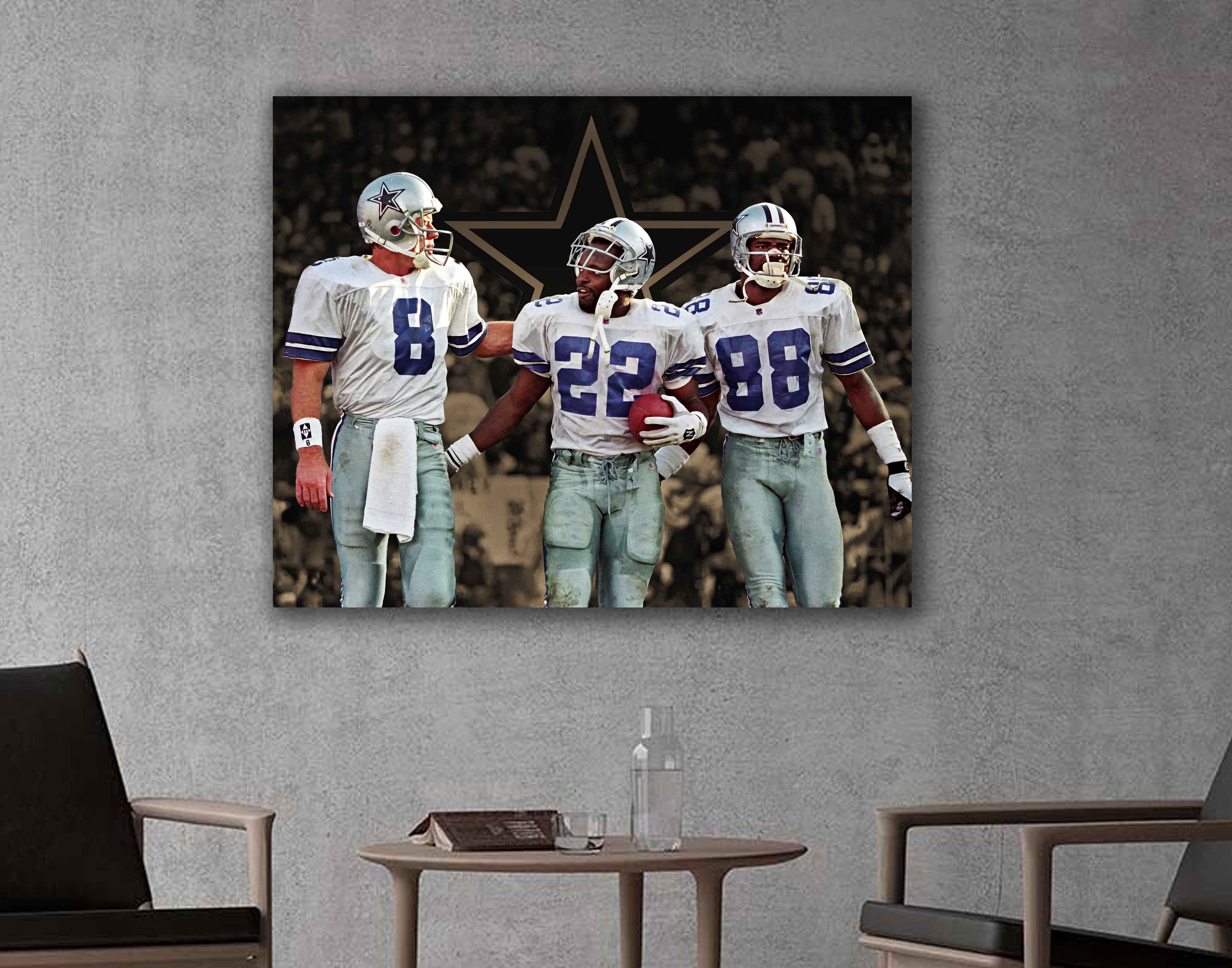 Rico Industries NFL Football Dallas Cowboys - Cartel estándar de fieltro de  35 x 35 pulgadas para cueva de hombre, sala de juegos, oficina y