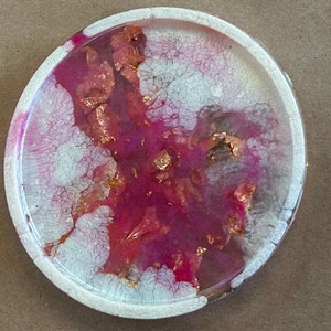 DIY Resin Coaster Kit, diy adult craft, gift for her, team building, corporate workshop, adult activity, pressed flowers,resin, holiday gift Love Theme