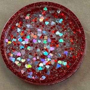 DIY Resin Coaster Kit, diy adult craft, gift for her, team building, corporate workshop, adult activity, pressed flowers,resin, holiday gift Be Mine theme
