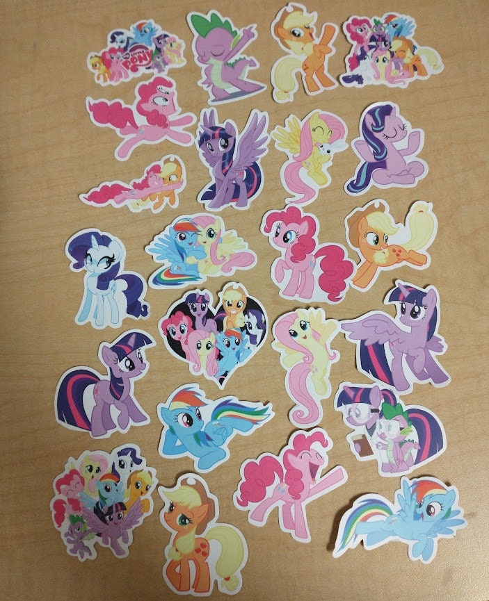 My Little Pony Stickers Pack Customizable - Etsy