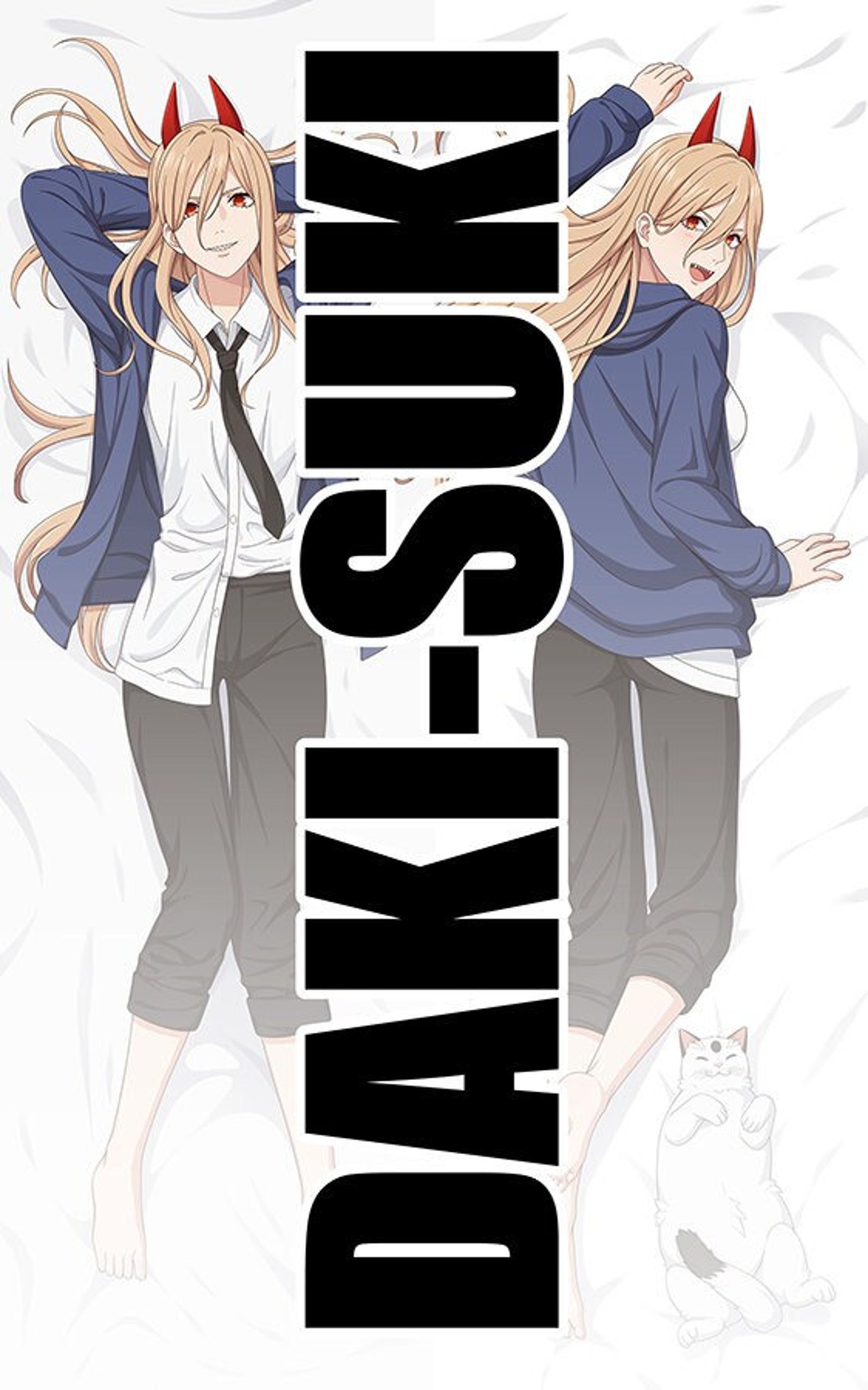 Power Chainsaw Man Dakimakura Cover NSFW Variant Available Etsy UK