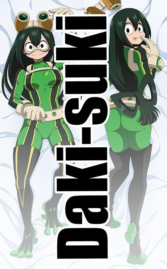 Anime Dakimakura My Hero Academia FROPPY Asui Tsuyu Hugging Body Pillow Case 