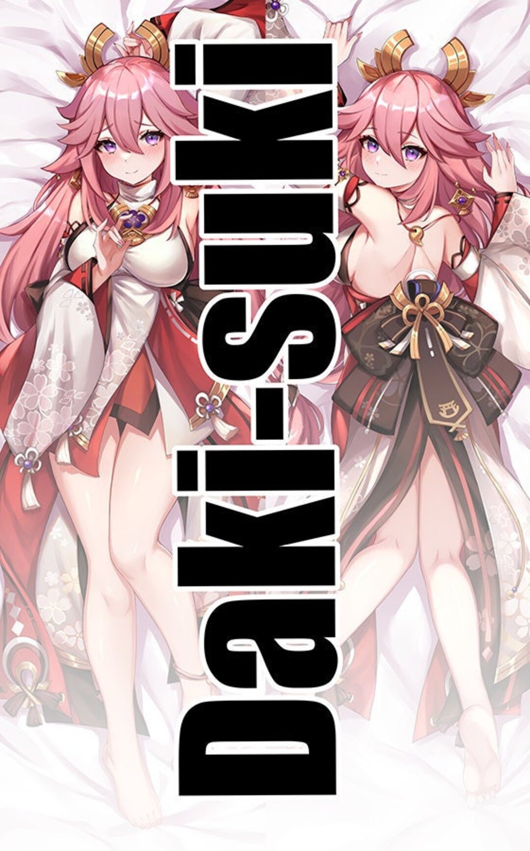 Yae Miko Dakimakura Cover saucy Variant Available - Etsy