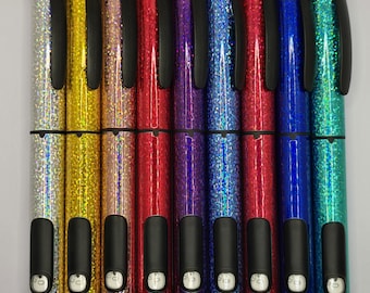V1 Peptide Pen Holographic Glitter Wraps and Skins