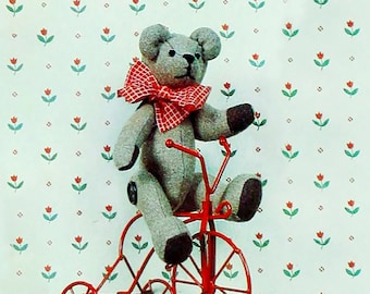 Vintage tiny Teddy bear pattern Stuffed Teddy bear plush sewing pattern PDF