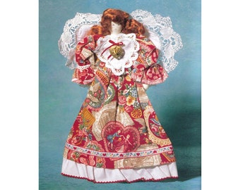 Primitive valentine doll pattern Valentine angel doll pattern Valentine decor