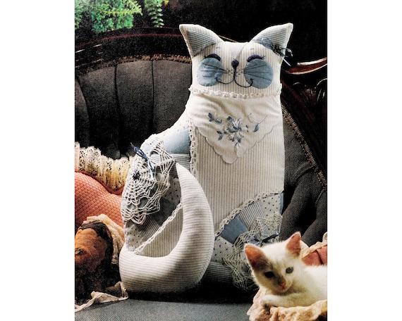 Etsy cat best sale pillow