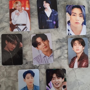 8 BTS Members MINI Photocards- Jungkook, Jimin, V, Suga, Jin
