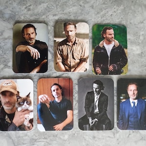 7 actor mini photocards, Cillian Murphy, Mads Mikkelsen, Pedro Pascal, Henry Cavill - ideal for phone cases, as collectables and decorations