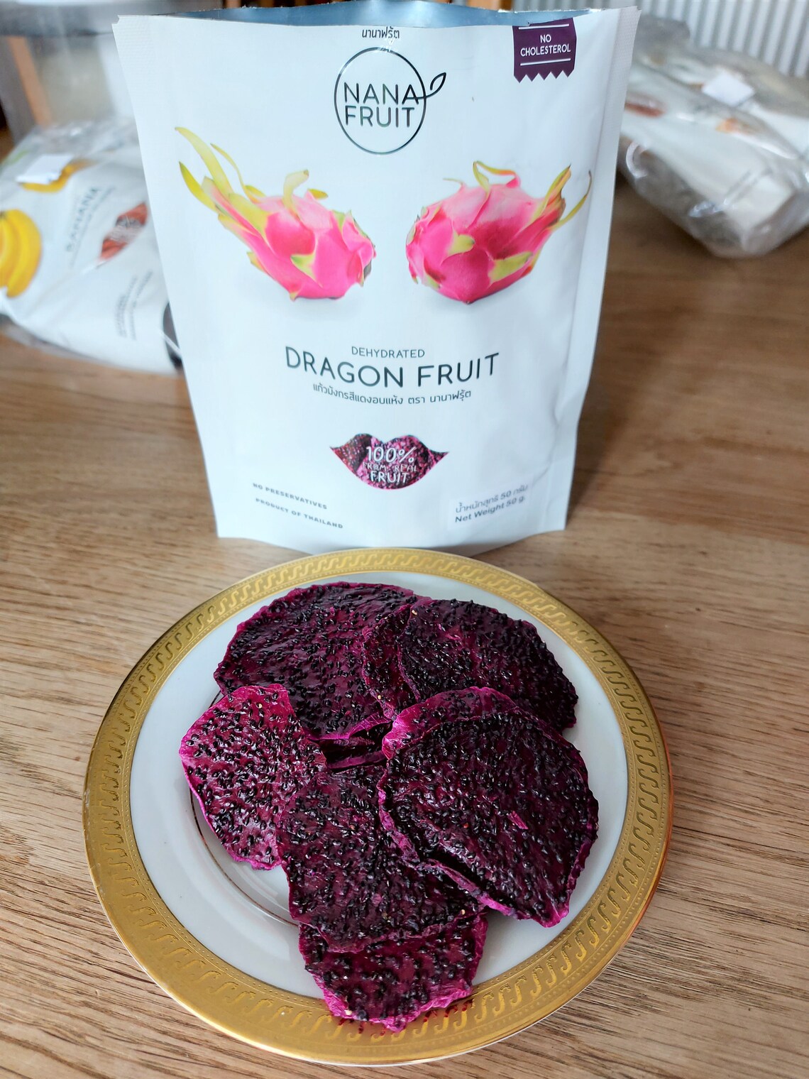 Dehydrated DRAGON FRUIT from 100 real fruit Healthy Snack Etsy