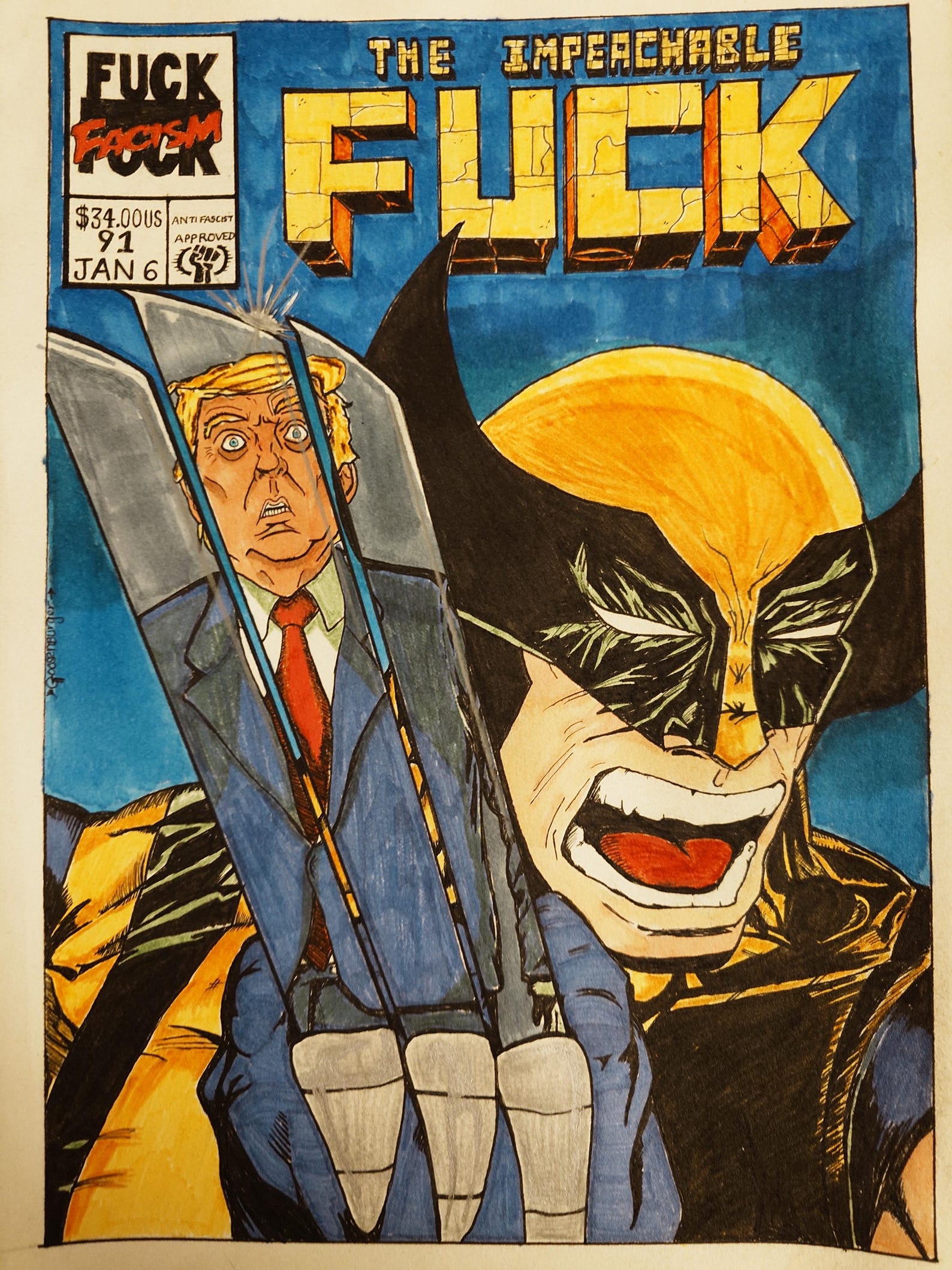 Custom Comic-style Portrait – Hand-drawn Hero Artwork (inspired by ...