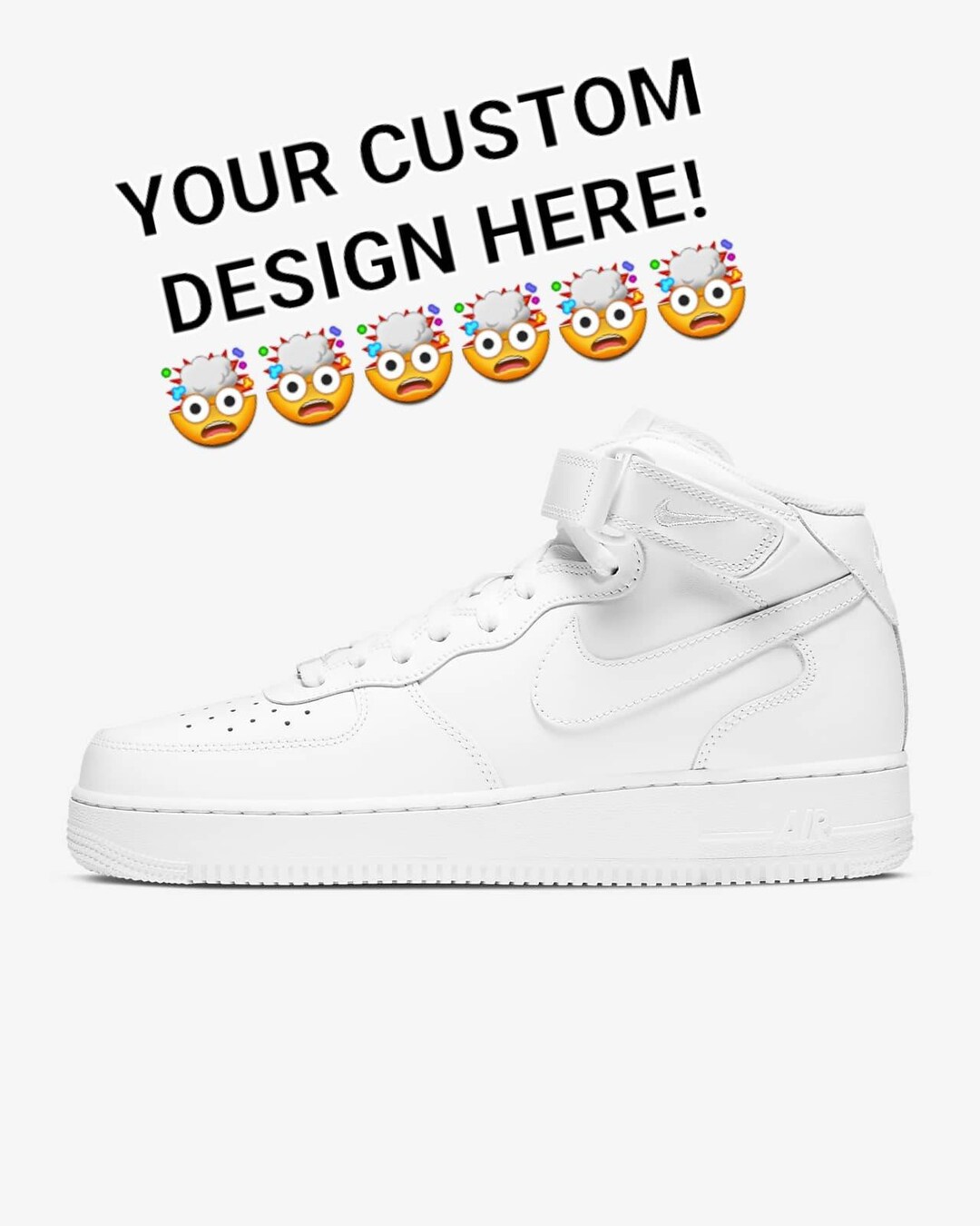 Hand Painted Custom AF1 With Your Unique Design! - Etsy