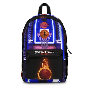 Personalized Kids Basketball Sports Backpack | back to school bag | Boys school bag, holiday kids gift