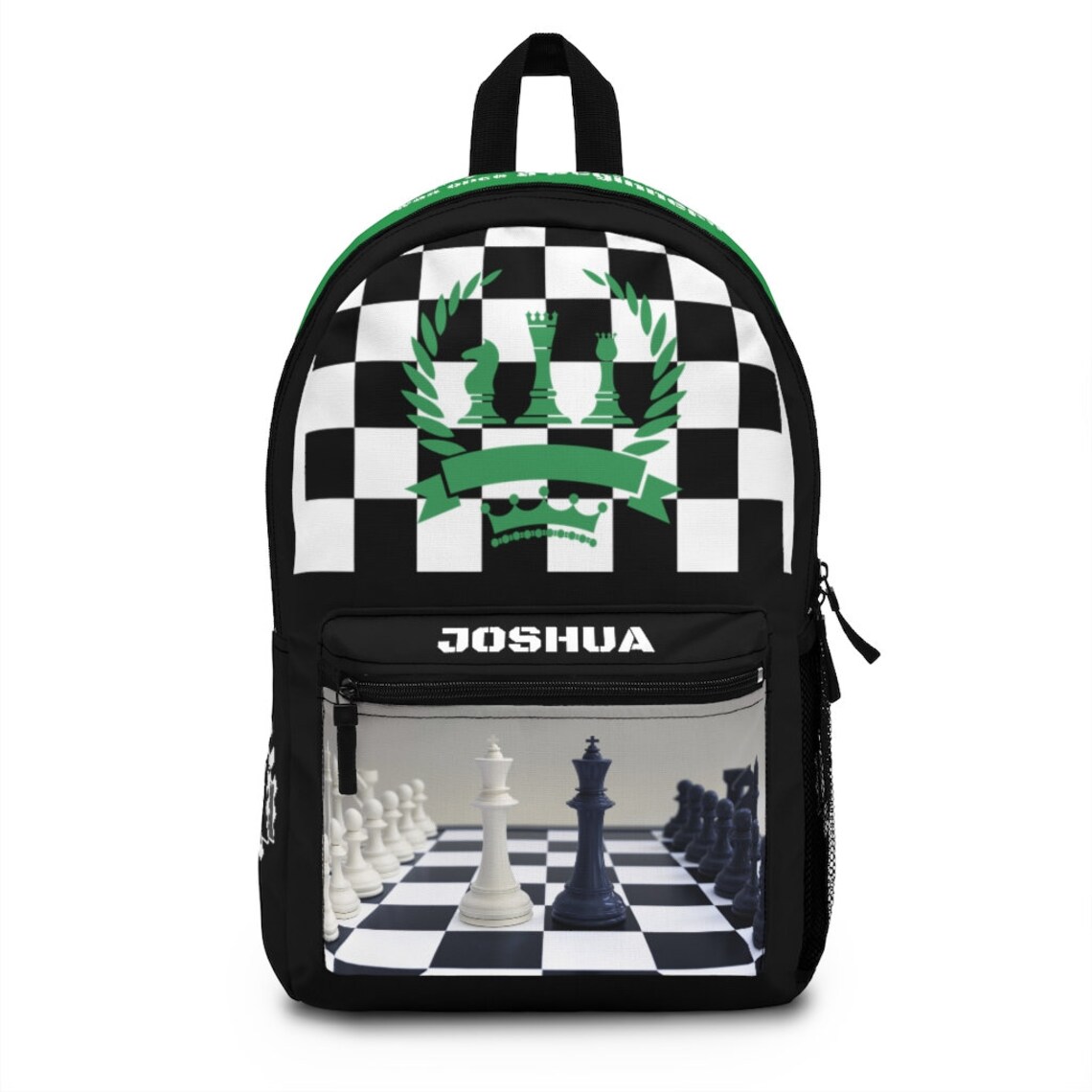 Chess Colorful Pattern Print Backpack main image 1