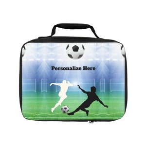 Personalized Kids Soccer  Lunch Bag | Back to school Soccer  lunch bag | Gift for Boysholiday giftEaster Gift