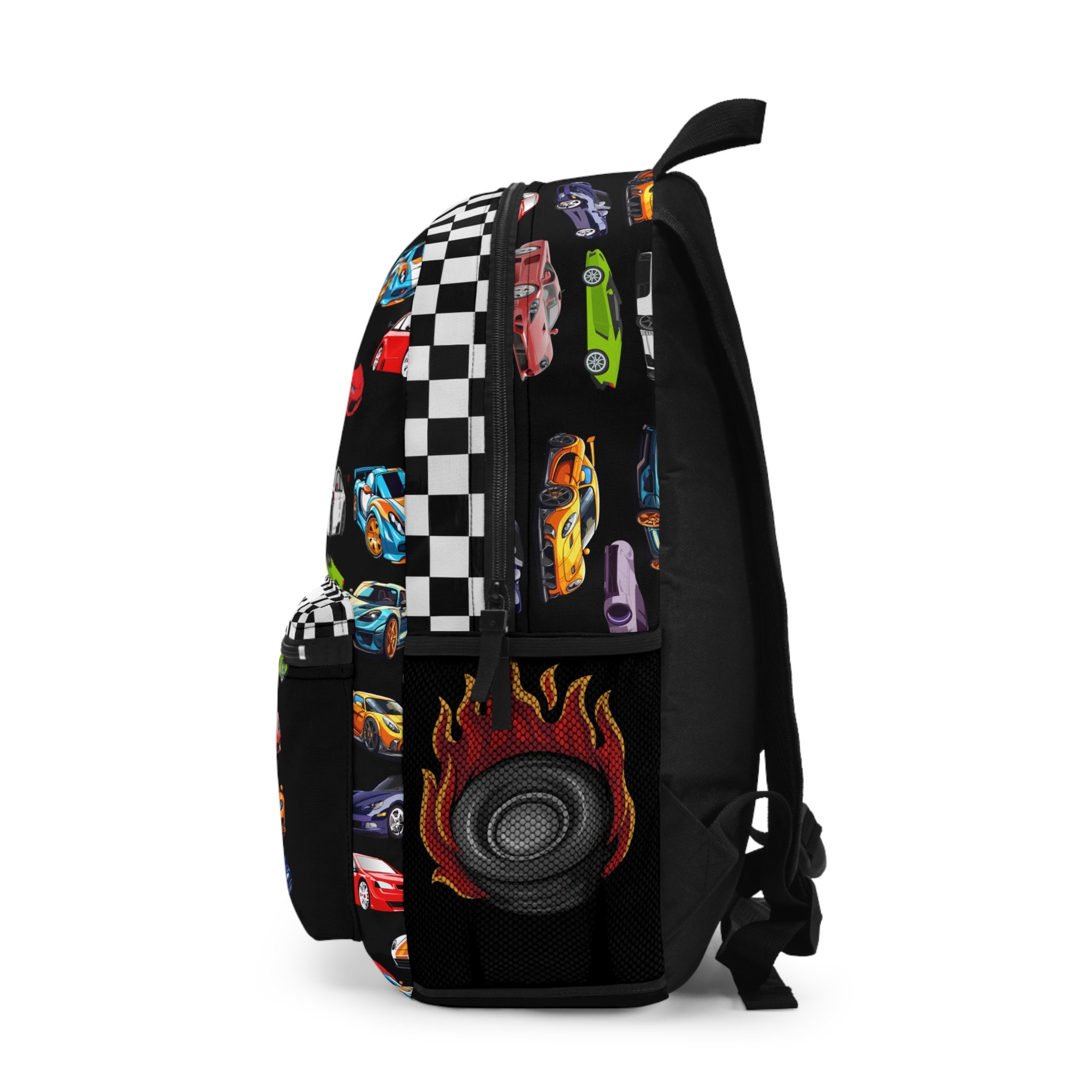 Speed Racer Backpack Personalized Kids Racer Cars Backpack | Car Racers Fan Back to School ...