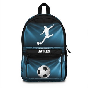 Personalized Soccer Backpack for Kids | School backpack | Kids Sports Bag  (Made in USA)holiday giftEaster Gift