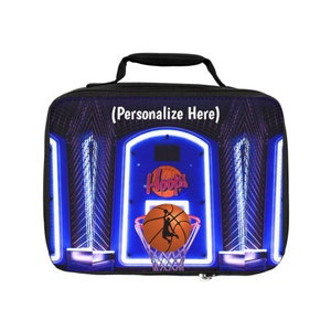 Personalized Kids basketball  Lunch Bag | Back to school Basketball  lunch bag | Gift for Boysholiday giftEaster Gift
