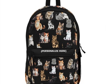 Cat Backpack, Cute Waterproof Travel Bag, Perfect for School  display picture 1