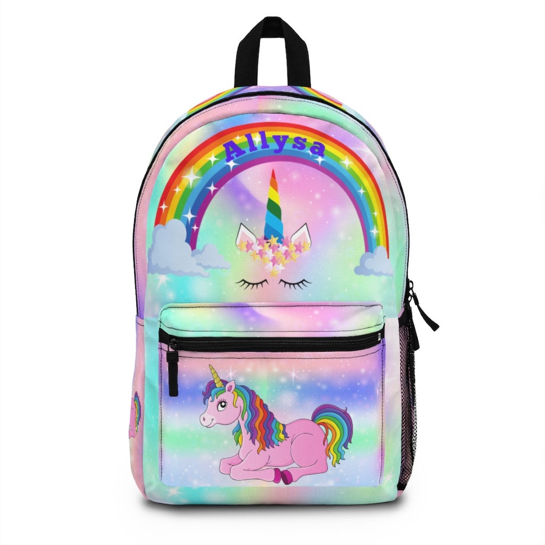 Unicorn Print School Bag