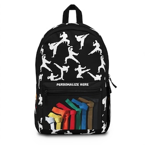 Personalized Kids Karate Themed  Backpack | back to school  kids Tae Kwon Do backpackEaster Gift