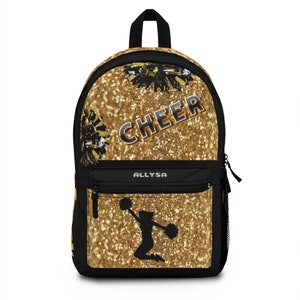 Personalized Cheerleaders Backpack, Crisply Printed, Lightweight  Made in the USAholiday giftEaster Gift