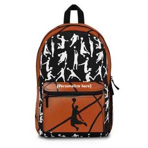 Sac à dos personnalisé sur le thème du basket-ball pour enfants / Sac à dos pour la rentrée scolaire, cadeau de Pâques