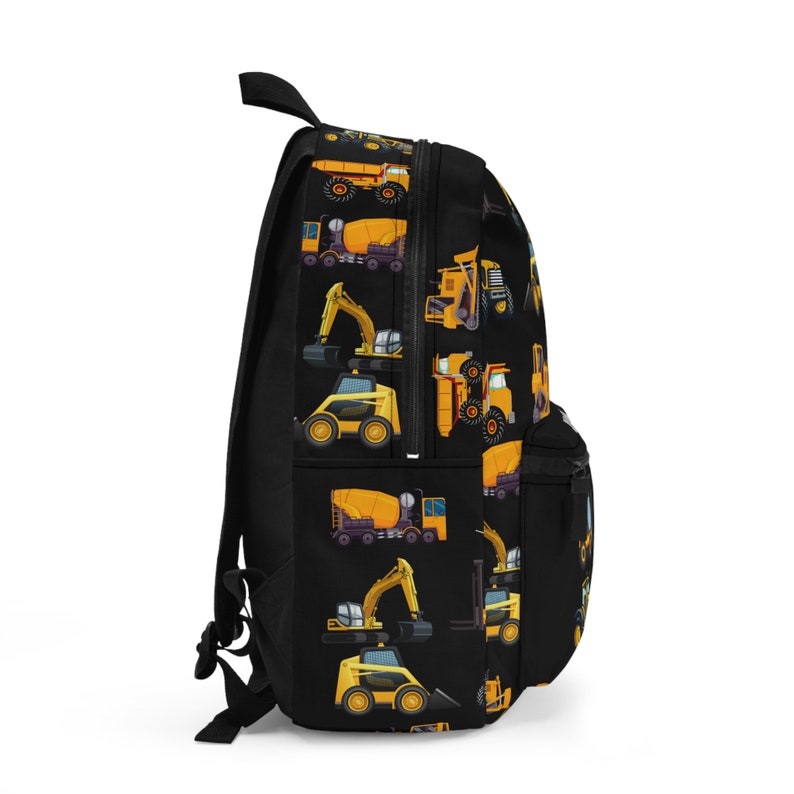 Caihoyu Toddler Backpack With Chest Strap - Tractor Truck Design, Small 10x4x12 Inch - View #10