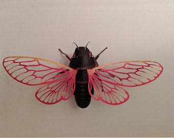 Cicada DIY Digital, Papercraft, Cricut Cutting Machine Pattern