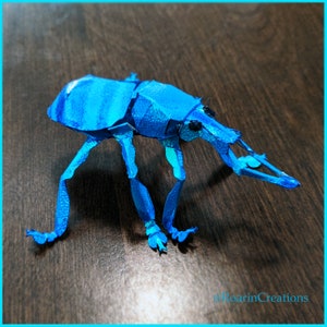 Weevil Digital Papercraft Pattern, Cricut Cutting Machine Pattern