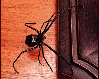 Black Widow DIY Papercraft Puzzle Cardstock Kit, Unique Gift