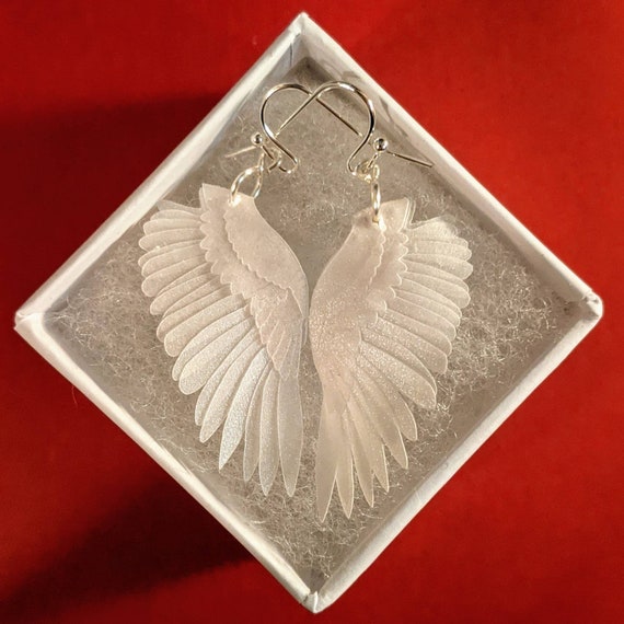 Bird wing best sale earrings