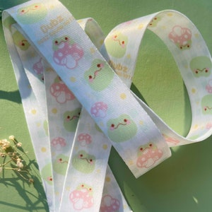 Froggo Mushroom Lanyard - BREAKAWAY Cute Frog Lanyards for Nurses- Frog Lanyard Kawaii Keychain Holder ID Badges- Kawaii Frog gifts