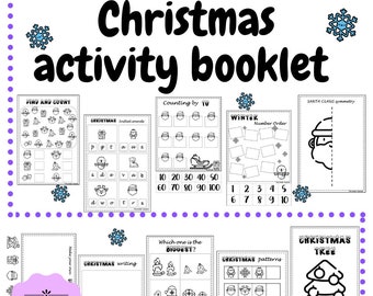 Livret d'activités de Noël