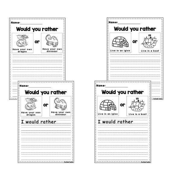 Farm Would You Rather Questions & Writing Prompts by Little Bird Resources