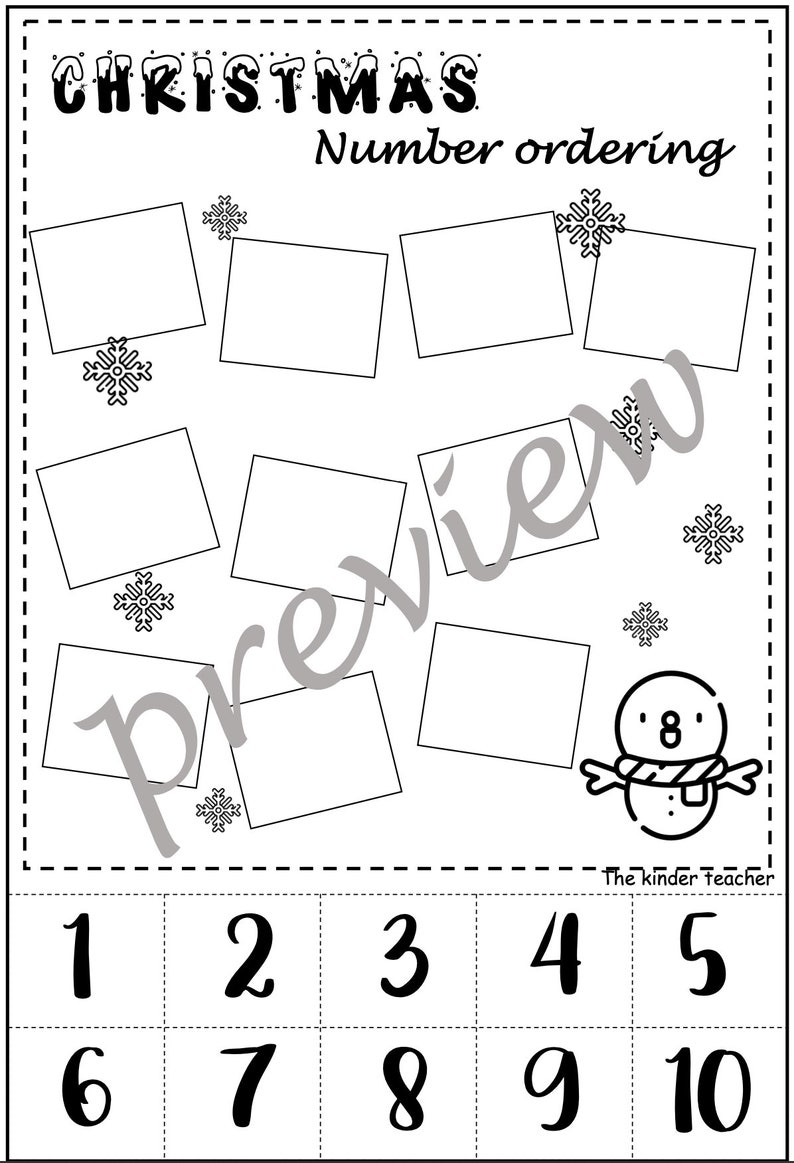 Kindergarten Maths Booklet - Etsy